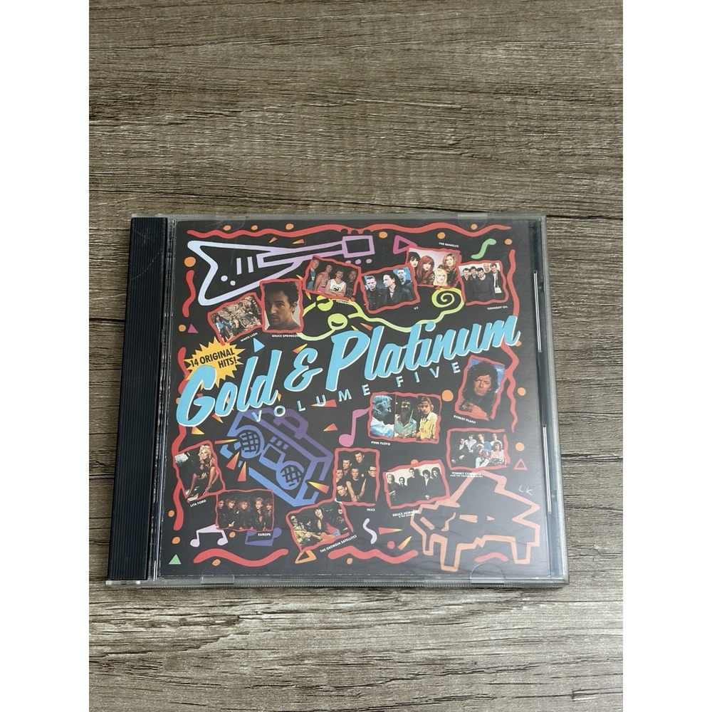 GOLD AND PLATINUM VOLUME 5 (CD, 1989)‎ CBS RECORDS REALM RECORDS Music Mix 80s